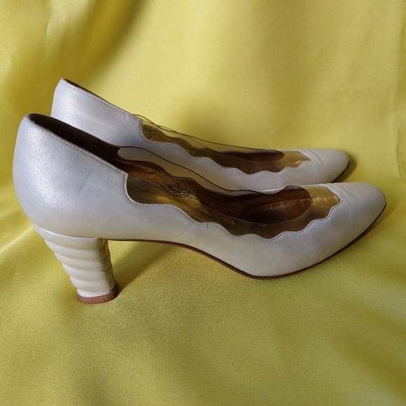 Vintage Woman Shoes by Bruno Magli Couture All Genuine Leather Made in Italy - Picture 6 of 10